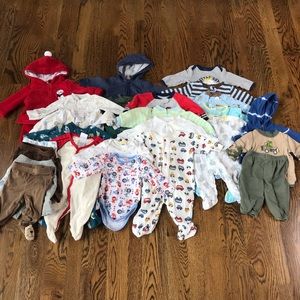 [SOLD] Boys 0-3 Months and 3 Months 27 Piece B